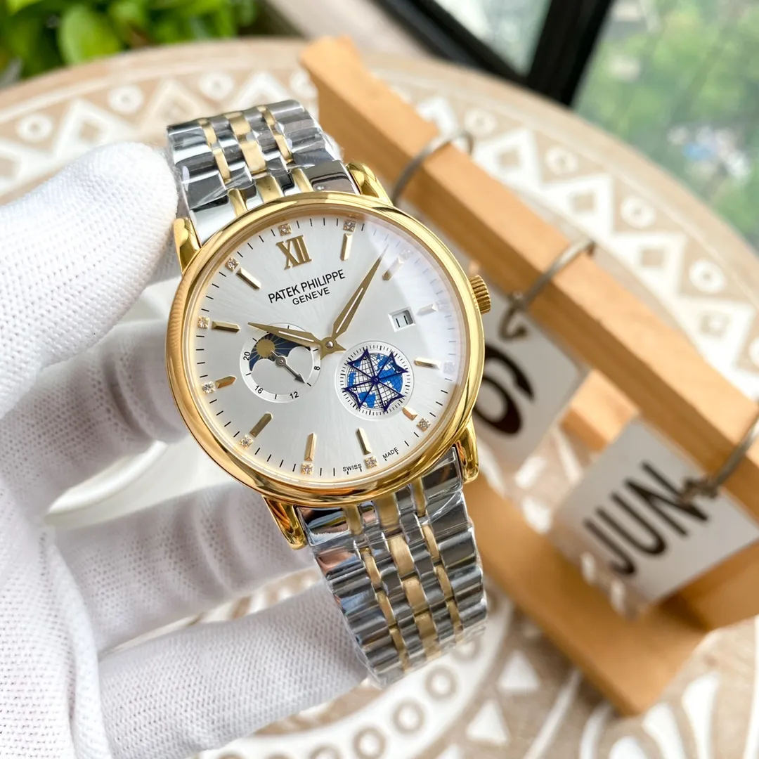 【High-end replica】💰1440! Patek Philippe - Patek.Philippe‼ ️Exquisite men's watch, multi-functional design, exquisite craftsmanship, originality, noble atmosphere and gentleman style. Adopting fully automatic mechanical movement, top-grade 316 stainless steel case, super mineral mirror, size 42mm🔥Top-quality products are constantly produced🔥